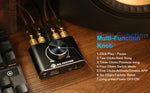 X50H Audio Amplifier 2.0 Channel 20W+20W Bluetooth Amp with Remote Control Supports Bluetooth/USB/AUX Input