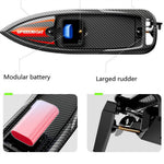 B3601 RTR 2.4G 30km/h RC Boat Waterproof Capsized Reset Ship High Speed Racing Remote Control Speedboat Vehicles Models Toys