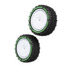 2PCS JIUSI WB12 PRO 1/12 RC Car Parts Front Rear Tires Wheel Rims Pre-Glued Vehicles Models Spare Accessories RC14109 RC14112