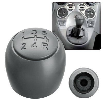 Car Auto 5 Speed Gear Shift Knob For Fiat 500 500c Panda 2003-2012 Gray