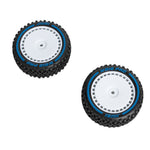 2PCS JIUSI WB12 PRO 1/12 RC Car Parts Front Rear Tires Wheel Rims Pre-Glued Vehicles Models Spare Accessories RC14109 RC14112