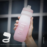 LinkMejor 760ml Bicycle Water Bottle Leak-proof Squeezable Insulated Bike Kettle for Outdoor Cycling Sports Hiking