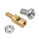 1.3mm 1.8mm 2.1mm 2.5mm 3.1mm Adjustable Pushrod Connectors Linkage Stoppers For RC Airplane