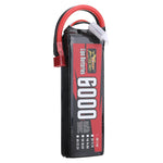LinkMejor Power 7.4V 6000mAh 100C 2S LiPo Battery T Plug for RC Car