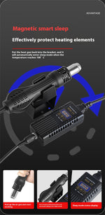 Soldering Station 8858 Portable Digital Hot Air Gun BGA Rework Solder Station Hot Air Blower Heat Gun Desoldering Than 858D 858