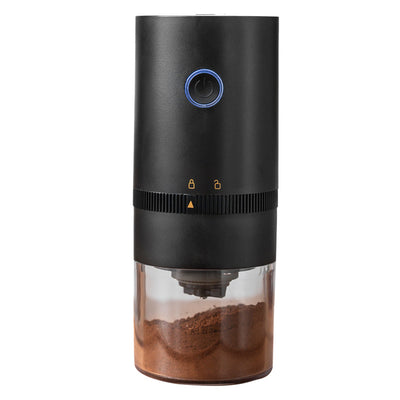 Comfook Electric Coffee Grinder Cafe Automatic Coffee Beans Mill Conical Burr Grinder Machine for Home Travel Portable USB Rechargeable