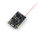 LinkMejor RX154-E/TE 2.4GHz 7CH Mini RC Receiver with Telemetry Integrates 2S 7A Brushless ESC Supports DSMX/2 for RC Drone
