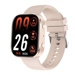 Y3 1.88-inch HD Screen bluetooth Call Heart Rate Blood Oxygen Monitor Sleep Monitoring Breathing Exercise Multi-sport Modes IP67 Waterproof Smart Watch