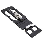 LinkMejor TOOLS Track Saw Square Right Angle Guide Circular Saw Guide Rail Angle Stop Compatible with Makita and Festool Guide Rail