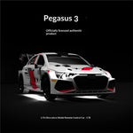 Turbo Racing for Pegasus 3 C78 2026 Official Licensed Co-Branded Edition RTR 1/76 2.4G RWD Mini Sports Drift RC Car LED Light Full Proportional Remote Control Ultra Micro Racing Vehicles Models Toys