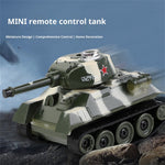 Happy Cow 777-215 2.4G Mini RC Car Army Battle Infrared Tank with LED Light RTR Remote Control Vehicles Models Toys