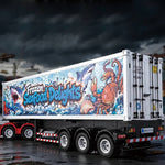 Huina 1505D 1/18 RC Car Seafood Refrigerated Truck Tractor for 1501 RC Truck