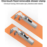 Adjustable Drawer Fixing Clamp Drawer Front Installation Clamps Drawer Fixing Clip Tool For Easy And Fast Drawer Front Panel Installation