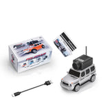 LinkMejor 6406 6406-C 1/64 2.4G FPV RC Car SUV Wifi Camera Photos Videos VR App Control Built In Gyro Drift Desktop Micro 3 Speed On-Road Mini Full Proportional Vehicles Models Toys
