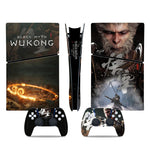 [Black Myth:WuKong] Full Skin Stickers Set Protection Decoration Skin Kit for PS5 Slim Digital Game Console & Controller
