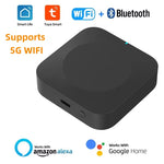 Tuya Multimode Gateway Dual-Band 2.4G 5G WiFi Zigbe BLE Sigmesh Wireless Remote Controller Automatic Tuya Smart Home Repeater