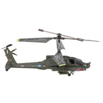 LinkMejor S109G 3.5CH Beast RC Helicopter RTF AH-64 Military Model Kids Toy