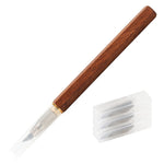 LinkMejor Woodworking Marking Knife Wood Handle Scribing Marking Gauge Tool Wood Carving DIY Art Drawing Knife Hand Carving Knife