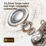 LENOVO TA320 TWS Earbuds Wireless bluetooth 5.4 Earphone 14.2mm Large Moving Coil 360° Panoramic Sound Low Delay Digital Power Display Earhooks Sports Headphones