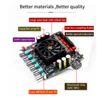 Sinilink Audio XY-HT21MAX Bluetooth Audio Power Amplifier 2.1 Channel 200W+200W Stereo 400W Subwoofer High Power Multi-format Support Adjustable Bass Treble Volume