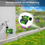 LinkMejor Tuya WiFi Smart Sprinklers Timer Hose Timer 1 Outlet Irrigation Hose Timer Waterproof Smart Watering APP Remote for Lawns Garden