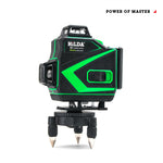 LinkMejor 16 Line Green Light Laser Level Double Batteries Meter Automatic Leveling Adjustable Precision EU Plug for Construction