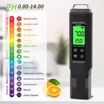 Portable Water Quality Tester 5-In-1 Fish bowl PH Meter TDS Test Pen EC Value Tester Salinity Temperature Measurement