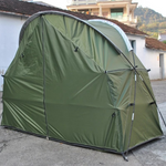 Xmund Single Soldier Tent Outdoor Camping Cycling Simple Tent Storage Room Tent 1person Carport Anti-tear 210D Oxford Silver Coated Portable Waterproof
