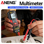 LinkMejor M129 Digital Multimeter 4000 Counts Auto-Ranging Rechargeable AC/DC Voltage Tester Tool with NCV Flashlight