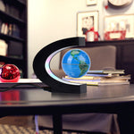 LinkMejor Magnetic Floating Levitating Globe World Map with LED light Educational Gifts for Kids Students Birthday Gifts Gadgets for Teens Christmas Gifts