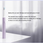 Xiaomi Mijia T302 Sonic Electric Toothbrush with DuPont Antibacterial Bristles Four Cleaning Modes 150 Days Battery Life 360° Wireless Charging, and IPX8 Waterproof for Comprehensive Oral Hygiene Care