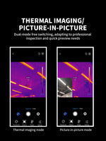 AV TOOLTOP T3 Thermal Imaging Camera 96x96 Resolution -20°C to 550°C Compact Portable Android Compatible Professional Temperature Measurement