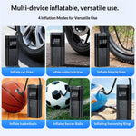 LinkMejor 150PSI Portable Wireless Air Pump 7.4V Digital Display Tire Inflator for Cars Motorcycles Bicycles Basketballs Inflate