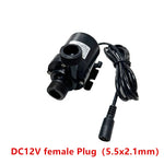 DC 12V/24V High Voltage Super Quiet Solar Lift 5M 800L/H Brushless Motor Submersible Booster Pump