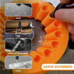 Universal Drill Bit Sharpener Attachment Plastic 2-13mm Large Angle Milling Manual Tool Enhanced Cutting Efficiency Portable and Lightweight