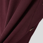 LinkMejor Mens Solid Color Textured Pullover Long Sleeve Sweater Fashion Slim Fit High-collar Sweater for Male S 5XL