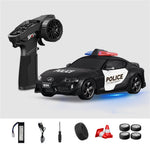 Hstar D24-01Q1- D24-01S7 RTR 1/24 2.4G 4WD Drift RC Car Gyro Mini Full Proportional LED Light Remote Control High-Speed Motor On-Road Racing Vehicle Model Boys Gifts Toys