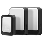 7 Colors Light Flash Changable Music Doorbell Volume Adjustable Built-in 28 Music Wire-free Wireless Door Chime Flash Bell Reminder for Deaf Old People Service Pager