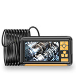 8mm Bendable Probe Industrial Endoscope Camera 1080P HD Borescope with 4.3 Inch Screen IP67 Waterproof Inspection Camera with 8 LED Lights