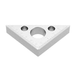 Drillpro 90 Degrees Aluminum Alloy Height Ruler Metric Inch Woodworking Triangular Ruler
