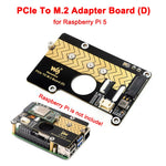 Raspberry Pi 5 PCIe To M.2 Adapter Board NVMe SSD Support High-Speed Data Transfer 2280 2260 2242 2230 Sizes 8Gbps