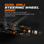 LinkMejor SIERRA 1203PRO 1/12 2.4G 4WD 3S 80km/h Brushless RC Car Off-Road Short Course Desert Truck with Gyro Stabilization LED Light Center Diff Fast High Speed Vehicles Models Toys