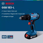 LinkMejor 183-L for Bosch Cordless Impact Drill 18V Brushed Motor 56Nm Torque LED Light Two Speed Metal Chuck