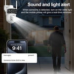Guudgo Triple Lens Wireless Camera 2MP+2MP+2MP HD Outdoor Waterproof Surveillance Home Camera Mobile Remote 360 Degree Camera
