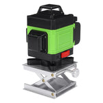 LinkMejor Display 4D 360° 16 Line Green Light Laser Level Cross Self Leveling Measure Tool