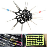 11PCS Terminal Removal Tool Kit High Quality Aluminum Wiring Connector Pin Release Extractor for Car Repair Maintenance