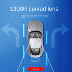 Car Reversing Mirror Wide Angle Curved Mirror Universal For Car SUV Truck Van Vehicles