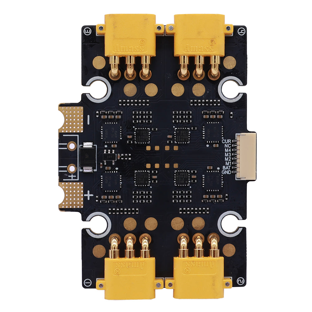 34.4mm*34.4mm HAKRC EF60 2-6S 50A Brushless ESC Supports PWM Oneshot125 Multishot Dshot600 for FPV Racing Drone