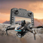 AE8 EVO GPS 5G WiFi FPV with 5.9inch LCD Screen Controller 720P HD Dual Camera Servo Gimbal 360° Obstacle Avoidance Brushless Foldable RC Drone Quadcopter RTF