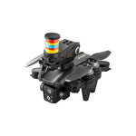 LinkMejor K22 MAX One-Key Launch Flying Disk WiFi FPV with HD Dual Camera Servo Gimbal Colorful LED Light Brushless Foldable RC Drone Quadcopter RTF